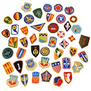 Bag of 50 US Military Patches